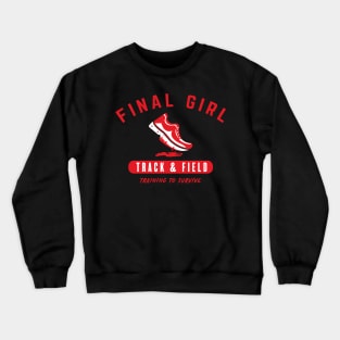 Final Girl Track & Field Red Crewneck Sweatshirt